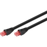 goobay CAT.6 Outdoor-Patchkabel U/UTP schwarz, 75 Meter