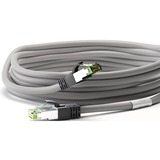 goobay CAT 8.1 Patchkabel, S/FTP (PiMF) grau, 0,50 Meter