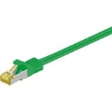 goobay Patchkabel RJ-45 SFTP, mit Cat 7 Rohkabel grün, 3 Meter, 500 MHz