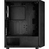 Aerocool Hive FRGB v3, Tower-Gehäuse schwarz, Tempered Glass