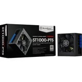 SilverStone SST-ST1000-PTS 1000W, PC-Netzteil schwarz, 8x PCIe, Kabel-Management, 1000 Watt