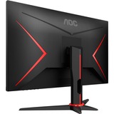 AOC 24G2ZE/BK, Gaming-Monitor 61 cm (24 Zoll), schwarz/rot, FullHD, IPS, AMD Free-Sync Premium, 240Hz Panel