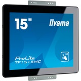 iiyama TF1515MC-B2, LED-Monitor 38 cm (15 Zoll), schwarz, XGA, TN, HDMI, Touchscreen