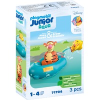 PLAYMOBIL 71704 Junior Aqua & Disney: Tiggers Schlauchbootfahrt, Spielfigur 
