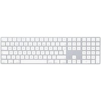 Apple Magic Keyboard mit Ziffernblock, Tastatur silber/weiß, UK-Layout, Rubberdome