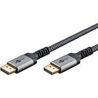 goobay Plus DisplayPort 1.4 Kabel, 8K @ 60Hz grau, 3 Meter