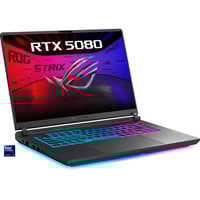 ASUS ROG Strix G16 (G615LW-S5024W), Gaming-Notebook grau/neon-grün, Intel® Core™ Ultra 9 275HX, NVIDIA GeForce RTX 5080, 32 GB DDR5, 1 TB (1 TB SSD), Windows 11 Home