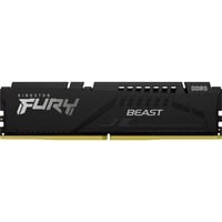 Kingston FURY DIMM 16 GB DDR5-6000  , Arbeitsspeicher schwarz, KF560C40BB-16, FURY Beast, INTEL XMP