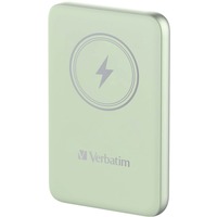 Verbatim Wireless Powerbank Charge 'n' Go 10.000mAh hellgrün, Qi, PD 3.0, Quick Charge 3.0