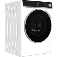SHARP ES-NFB814CWA-DE, Waschmaschine weiß/schwarz, Advanced Inverter Motor