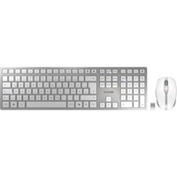 CHERRY DW 9100 SLIM, Desktop-Set weiß/silber, DE-Layout, SX-Scherentechnologie