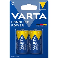 VARTA Longlife Power C, Batterie 2 Stück, C (Baby)