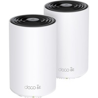 TP-Link Deco XE75 2er-Pack, Mesh Router weiß, 2 Geräte, Tri-Band