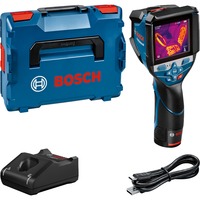 Bosch Wärmebildkamera GTC 600 C Professional, 12Volt, Thermodetektor blau/schwarz, Li-Ionen-Akku 2,0Ah, L-BOXX