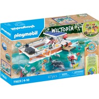 PLAYMOBIL 71623 Wiltopia Korallenriff Plattform, Konstruktionsspielzeug 