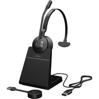 Jabra Engage 55 SE - USB-A UC Mono, Headset schwarz, Mono, USB-A, UC, mit Ladestation