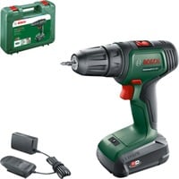 Bosch Akku-Bohrschrauber UniversalDrill 18V grün/schwarz, Li-Ionen Akku 2,5Ah, Koffer, POWER FOR ALL ALLIANCE