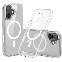Nevox StyleShell SHOCKFlex, Handyhülle transparent, iPhone 17, kompatibel mit MagSafe