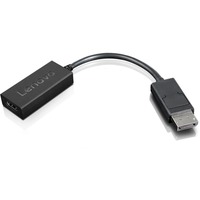 Lenovo DisplayPort > HDMI 2.0b Adapter schwarz, 22,5cm Kabel, aktiv