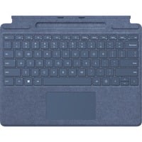 Microsoft Surface Pro Keyboard mit Stiftaufbewahrung, Tastatur blau, DE-Layout, für Surface Pro (11. Edition)/10 for Business/9/8