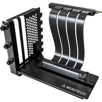 Montech Vertikales GPU Mounting Kit, PCIe 4.0 Riser-Kabel schwarz, 20cm