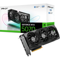 PNY GeForce RTX 5070, Grafikkarte DLSS 4, 3x DisplayPort, 1x HDMI 2.1