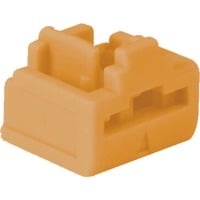 Lindy RJ45 Port Schloss (ohne Schlüssel) orange, 20 Stück, Code Orange