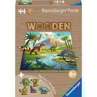 Ravensburger Wooden Puzzles Kids - Dinosaurier Welt 44 Teile