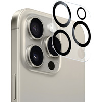 Nevox NEVOGLASS 3D Kameraschutzglas, Schutzfolie transparent/schwarz, iPhone 17
