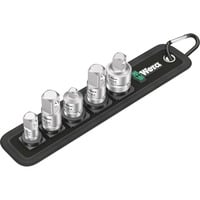 Wera Adapter-Set 781/5 Set 1, 5-teilig schwarz, 1/4", 3/8" und 1/2"