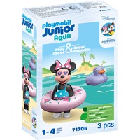 PLAYMOBIL 71706 Junior Aqua & Disney: Minnies Strandausflug, Spielfigur 