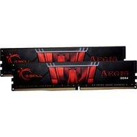 G.Skill DIMM 16 GB DDR4-3200 Kit, Arbeitsspeicher schwarz, F4-3200C16D-16GIS, Aegis, INTEL XMP, F4-3200C16D-16GIS, Aegis