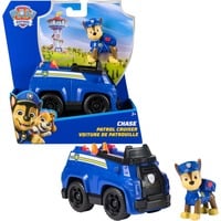 Spin Master Paw Patrol - Polizei-Fahrzeug mit Chase Spielfigur, Spielfahrzeug 