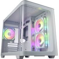 Fortron FSP S380-WA, Tower-Gehäuse weiß, Tempered Glass x 2