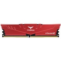 Team Group DIMM 16 GB DDR4-3200  , Arbeitsspeicher rot, TLZRD416G3200HC16F01, VULCAN Z, INTEL XMP