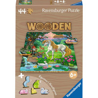 Ravensburger Wooden Puzzles Kids - Märchenhaftes Einhorn 44 Teile