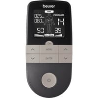 Beurer Digital TENS/EMS EM 1 RELIEF+, Massagegerät anthrazit, Elektrostimulationsgerät