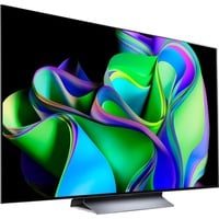 LG OLED55C31LA, OLED-Fernseher 139 cm (55 Zoll), schwarz/dunkelsilber, UltraHD/4K, HDR, SmartTV, 100Hz Panel