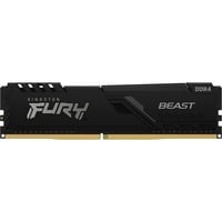 Kingston FURY DIMM 16 GB DDR4-3200  , Arbeitsspeicher schwarz, KF432C16BB/16, Beast, INTEL XMP