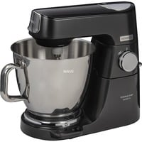 Kenwood Titanium Chef Baker XL Küchenmaschine KVL85.004BK schwarz, 1.200 Watt, integrierte Waage, Timer, Patisserie-Set