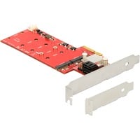 DeLOCK PCIe 2x M.2 NGFF + 2x SATA Raid, Controller 