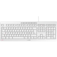 CHERRY STREAM KEYBOARD, Tastatur weiß/grau, BE-Layout, NO-Layout, SE-Layout, Cherry SX-Scherentechnologie