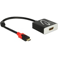 DeLOCK USB Adapter, USB-C Stecker > HDMI Buchse schwarz, 20cm