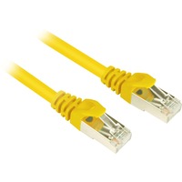 Sharkoon Patchkabel RJ45 Cat.6 S/FTP gelb, 10 Meter